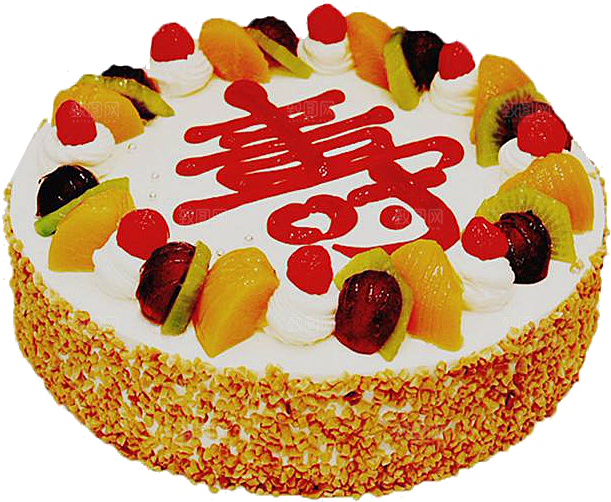 高清生日蛋糕背景图案PNG情侣生日素材