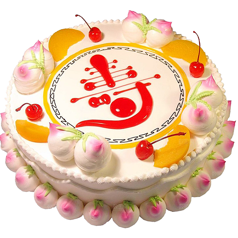 高清生日蛋糕背景图案PNG情侣生日素材