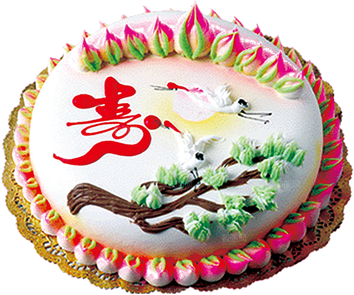 高清生日蛋糕背景图案PNG情侣生日素材