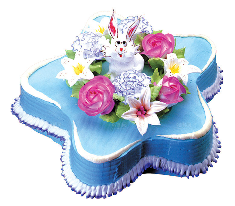 高清生日蛋糕背景图案PNG情侣生日素材