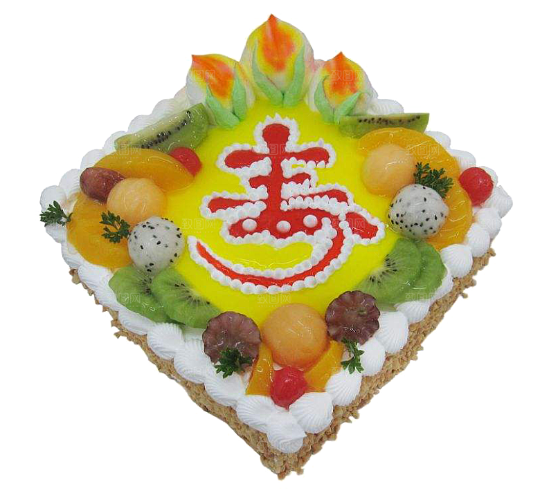 高清生日蛋糕背景图案PNG情侣生日素材