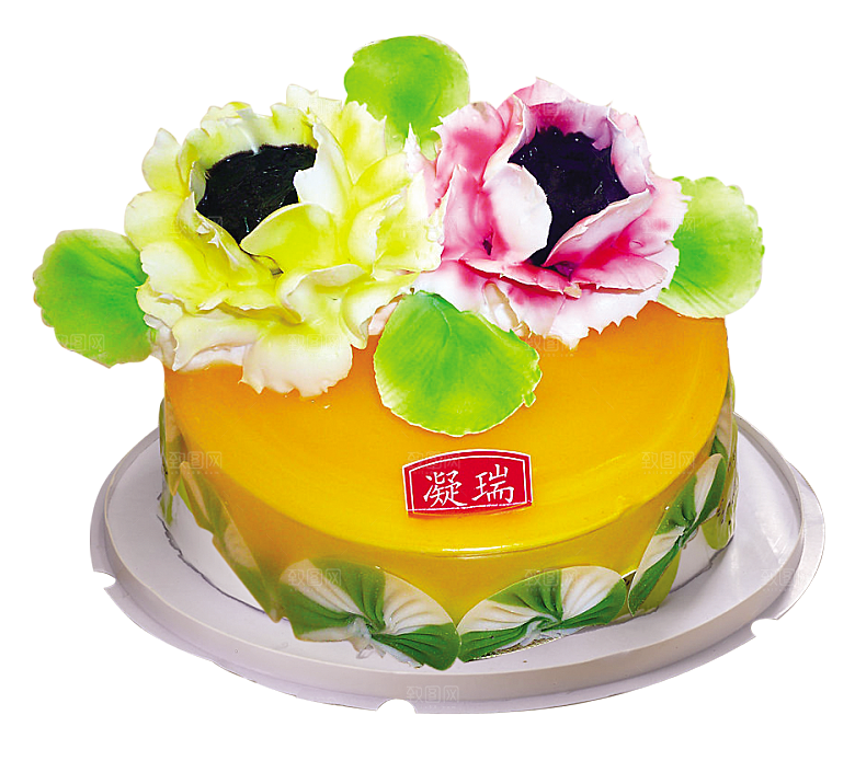 高清生日蛋糕背景图案PNG情侣生日