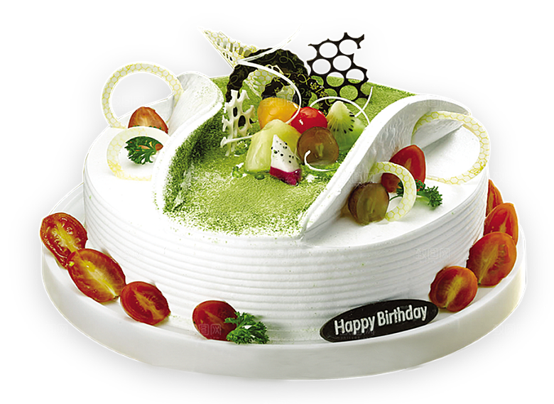 高清生日蛋糕背景图案PNG情侣生日素材