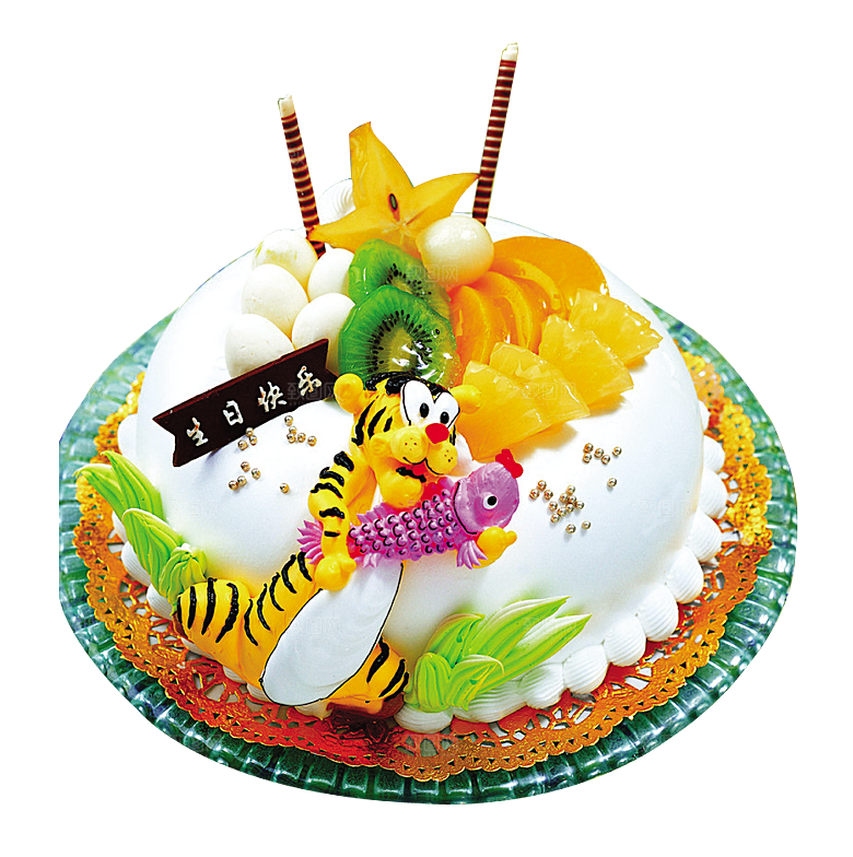 高清生日蛋糕背景图案PNG情侣生日