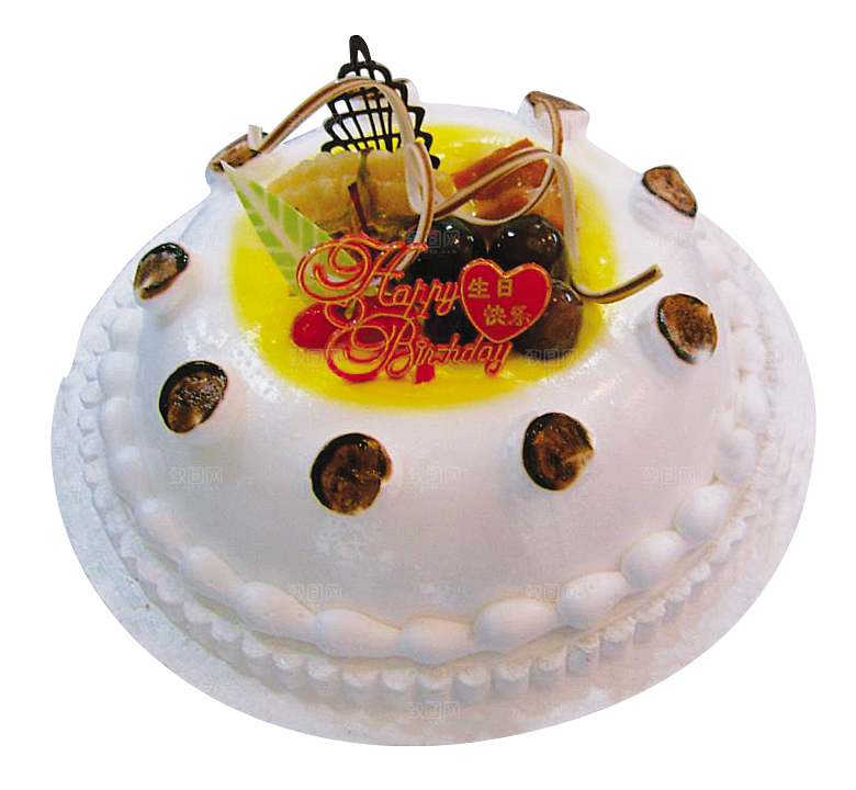 高清生日蛋糕背景图案PNG情侣生日素材