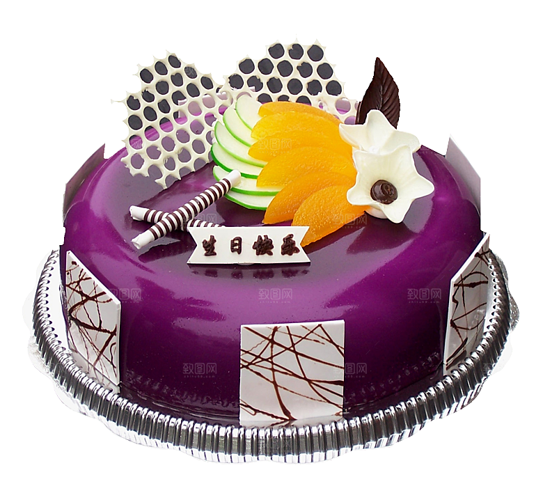 高清生日蛋糕背景图案PNG情侣生日素材
