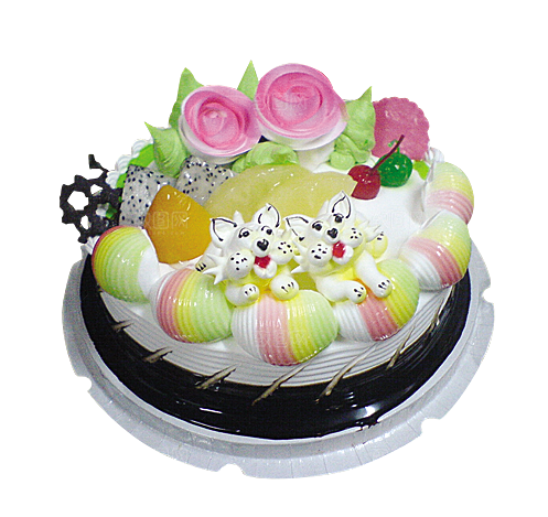 高清生日蛋糕背景图案PNG情侣生日素材
