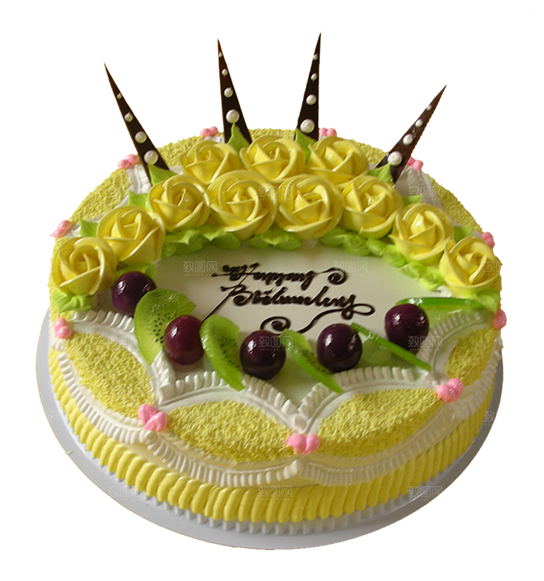 高清生日蛋糕背景图案PNG情侣生日素材
