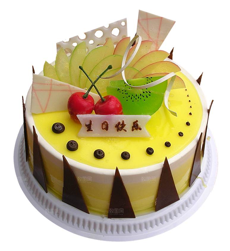 高清生日蛋糕背景图案PNG情侣生日素材