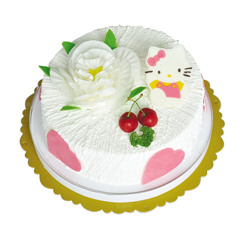 高清生日蛋糕背景图案PNG情侣生日素材