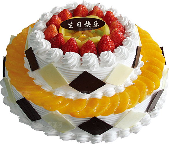 高清生日蛋糕背景图案PNG情侣生日素材