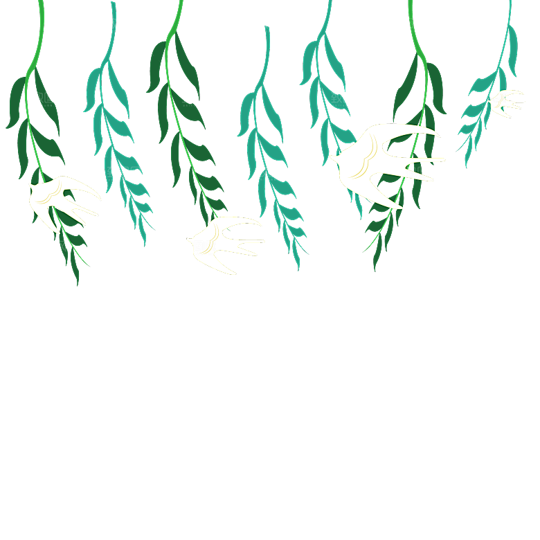 卡通和平信鸽飞翔插图PGN手绘白鸽
