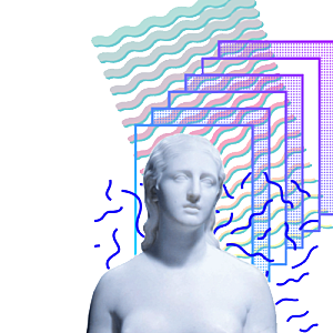 欧式创意石膏人像雕塑头像雕像素描动物素材