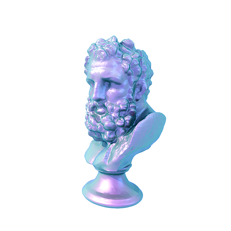 欧式创意石膏人像雕塑头像雕像素描动物素材