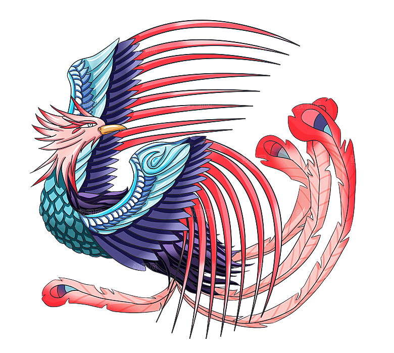 传统神兽青龙白虎凤凰麒麟PNG免抠素材