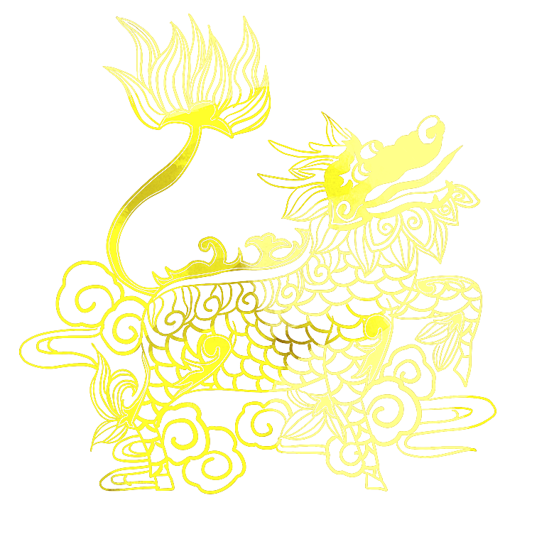 传统神兽青龙白虎凤凰麒麟PNG免抠素材