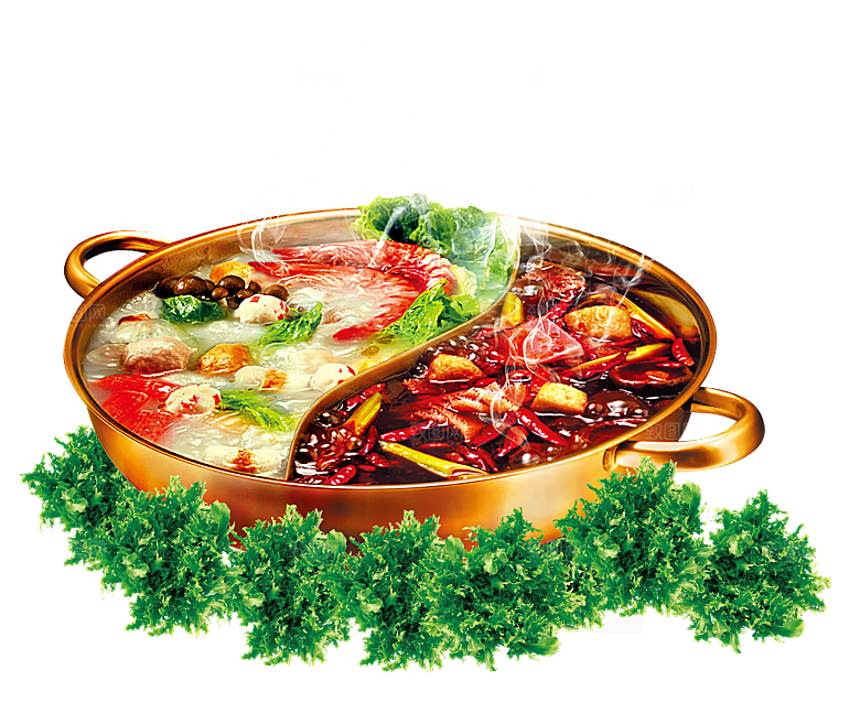 四川重庆自助餐饮火锅美食PNG免抠图