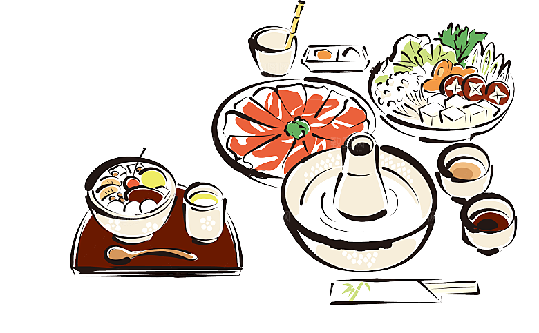 四川重庆自助餐饮火锅美食PNG免抠图