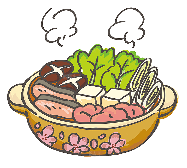 四川重庆自助餐饮火锅美食PNG免抠图素材