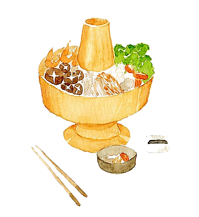 四川重庆自助餐饮火锅美食PNG免抠图素材