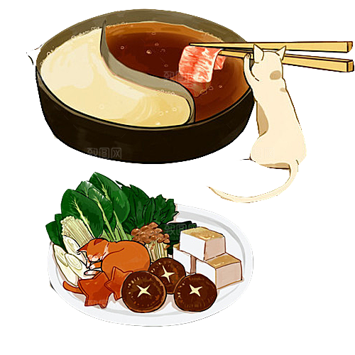 四川重庆自助餐饮火锅美食PNG免抠图