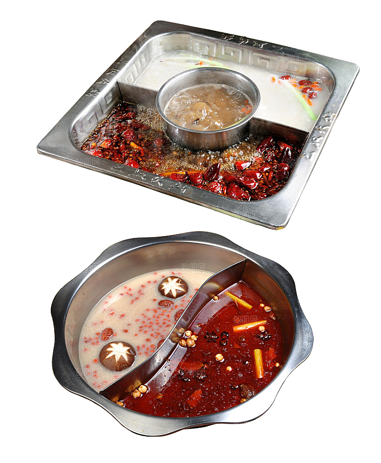 四川重庆自助餐饮火锅美食PNG免抠图