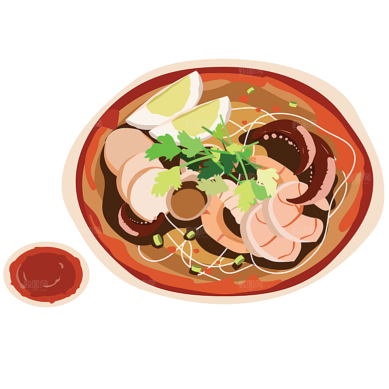 四川重庆自助餐饮火锅美食PNG免抠图素材