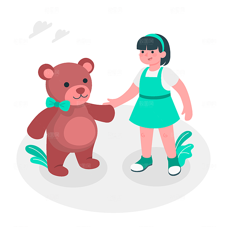 矢量娱乐游玩户外场景插画