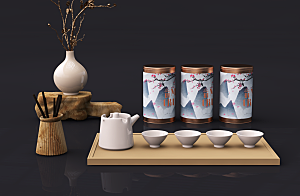 茶叶礼品包装样机设计
