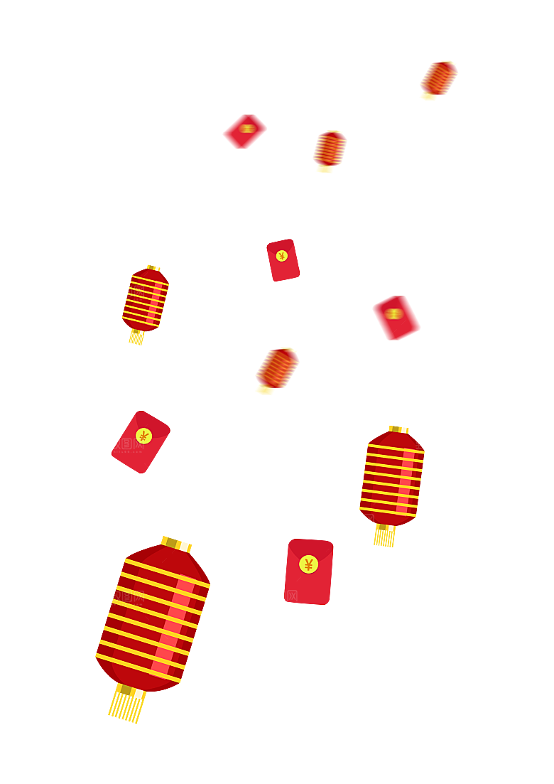 中国风许愿灯孔明灯元宵灯笼PNG