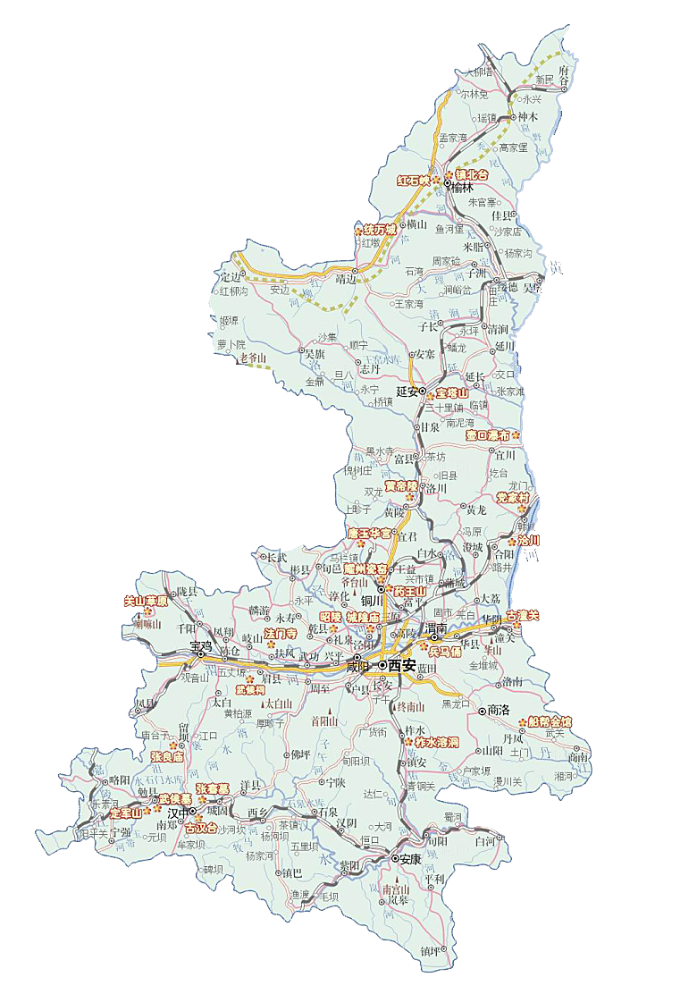 西安旅游地标建筑古都长安插图PNG素材