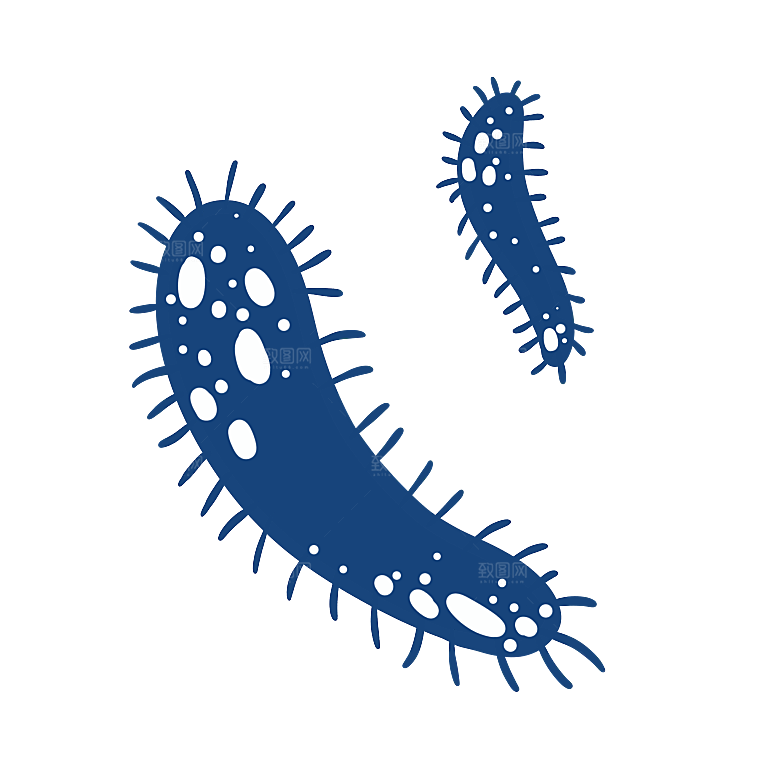 生物医学卡通流行病毒细菌细胞基因医疗素材