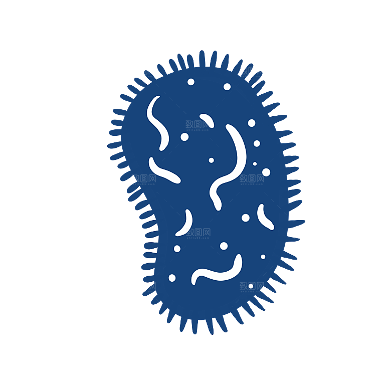 生物医学卡通流行病毒细菌细胞基因医疗素材