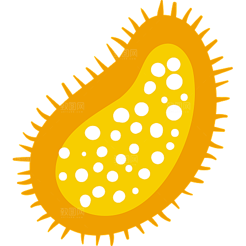 生物医学卡通流行病毒细菌细胞基因医疗