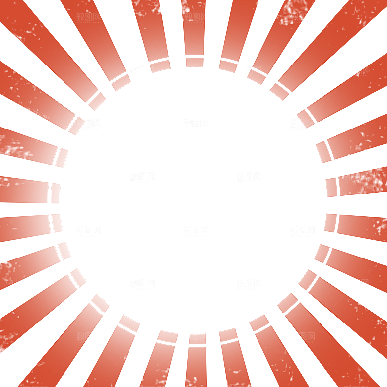 炫酷渐变放射光线PNG免抠透明背景素材