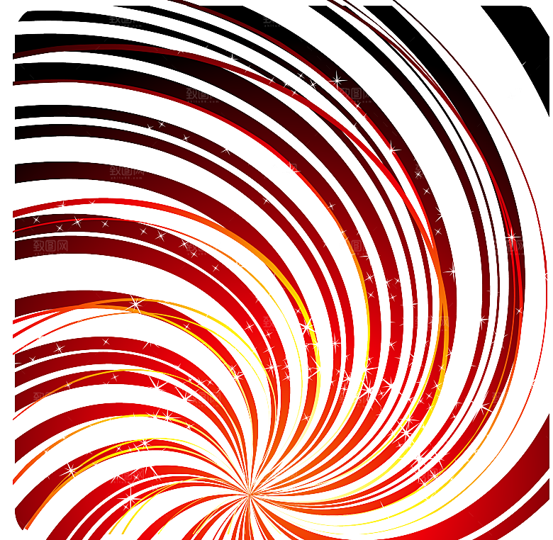 炫酷渐变放射光线PNG免抠透明背景素材