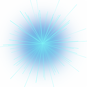 炫酷渐变放射光线PNG免抠透明背景