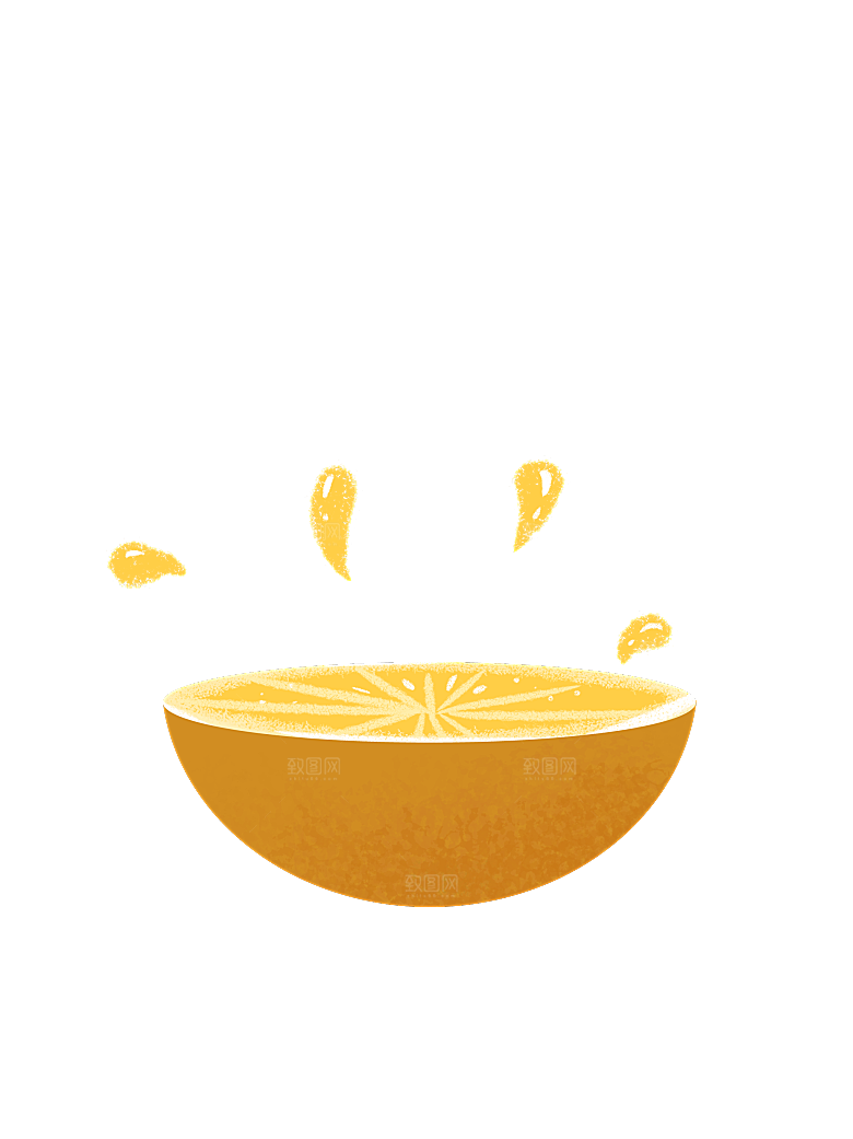 橙子橘子广告PNG透明背景PS免抠