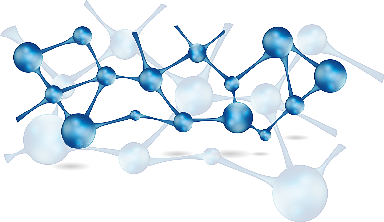 卡通生物基因DNA化妆品医疗化学分子素材