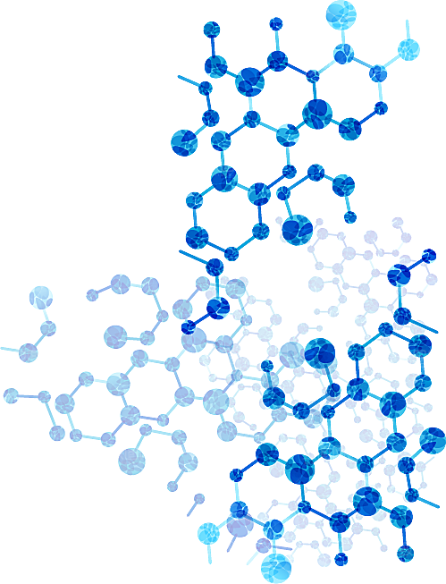 卡通生物基因DNA化妆品医疗化学分子素材