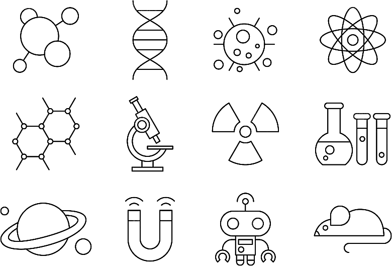 卡通生物基因DNA化妆品医疗化学分子素材