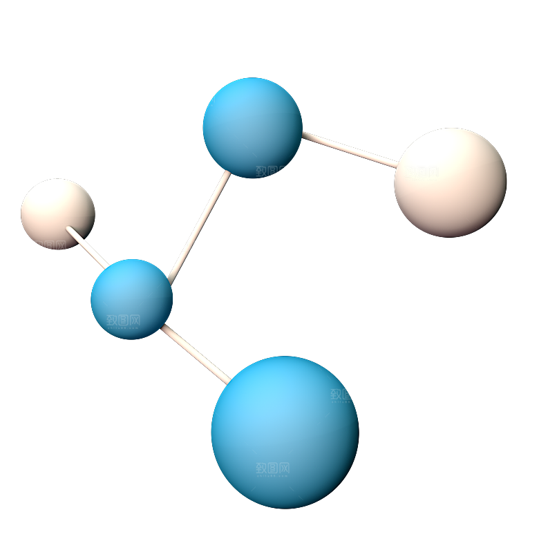 卡通生物基因DNA化妆品医疗化学分子素材