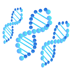 卡通生物基因DNA化妆品医疗化学分子素材