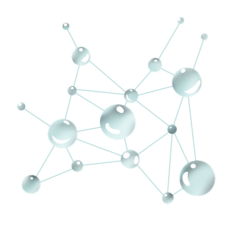 卡通生物基因DNA化妆品医疗化学分子素材