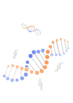 卡通生物基因DNA化妆品医疗化学分子素材