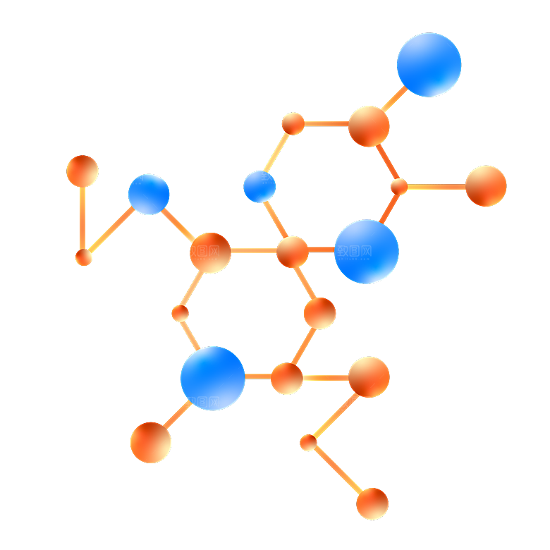 卡通生物基因DNA化妆品医疗化学分子