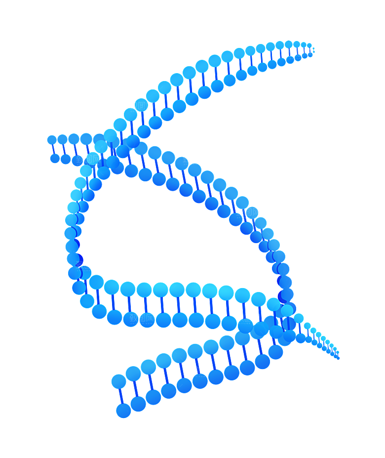 卡通生物基因DNA化妆品医疗化学分子