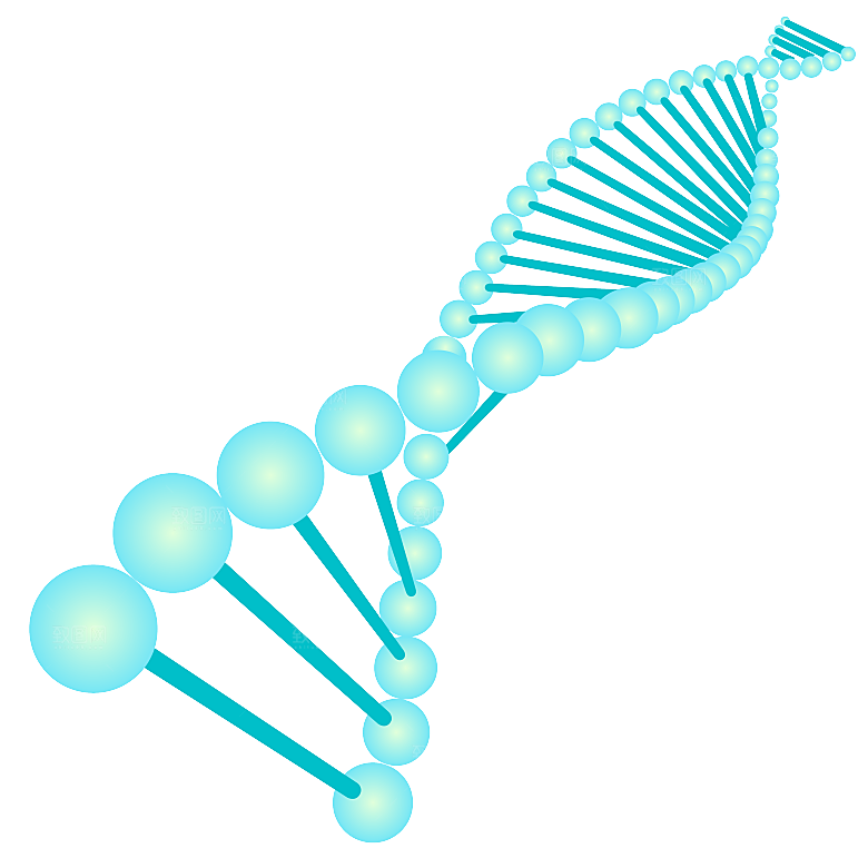 卡通生物基因DNA化妆品医疗化学分子