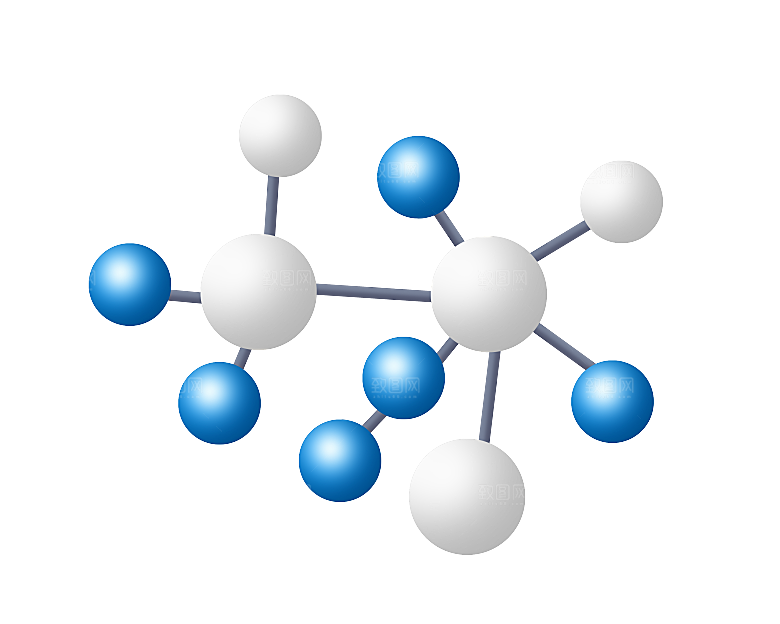 卡通生物基因DNA化妆品医疗化学分子素材