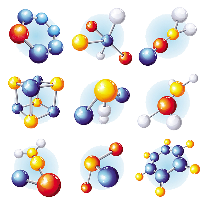 卡通生物基因DNA化妆品医疗化学分子